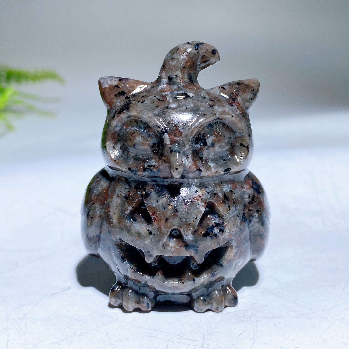 2.4" Crystal Owl Pumpkin Carving for Halloween Wholesale