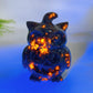 2.4" Crystal Owl Pumpkin Carving for Halloween Wholesale