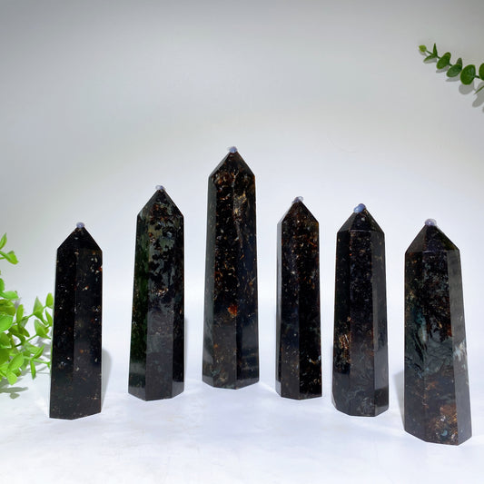 10-18cm Biotite Black Mica Tower Bulk Wholesale