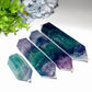 2.3"-5.0" Rainbow Fluorite DT Point Crystal Healing Bulk Wholesale