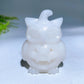 2.4" Crystal Owl Pumpkin Carving for Halloween Wholesale