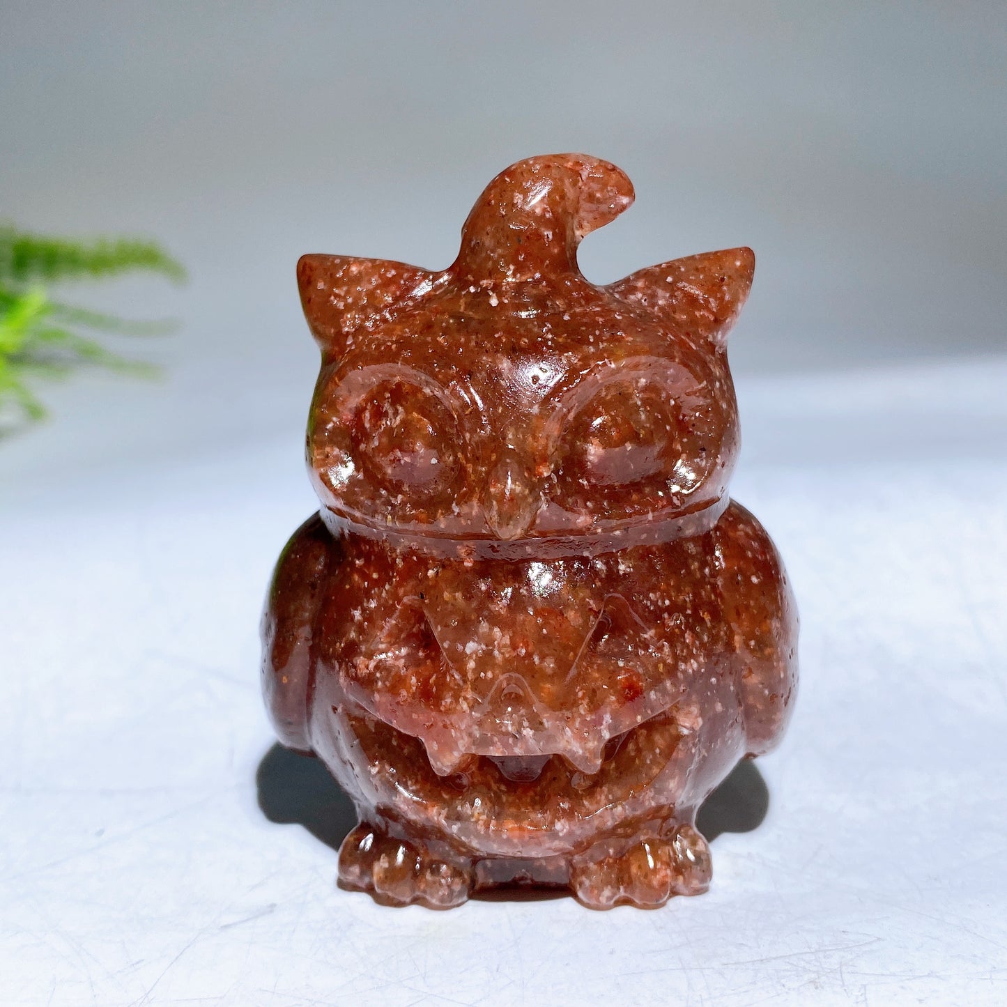 2.4" Crystal Owl Pumpkin Carving for Halloween Wholesale