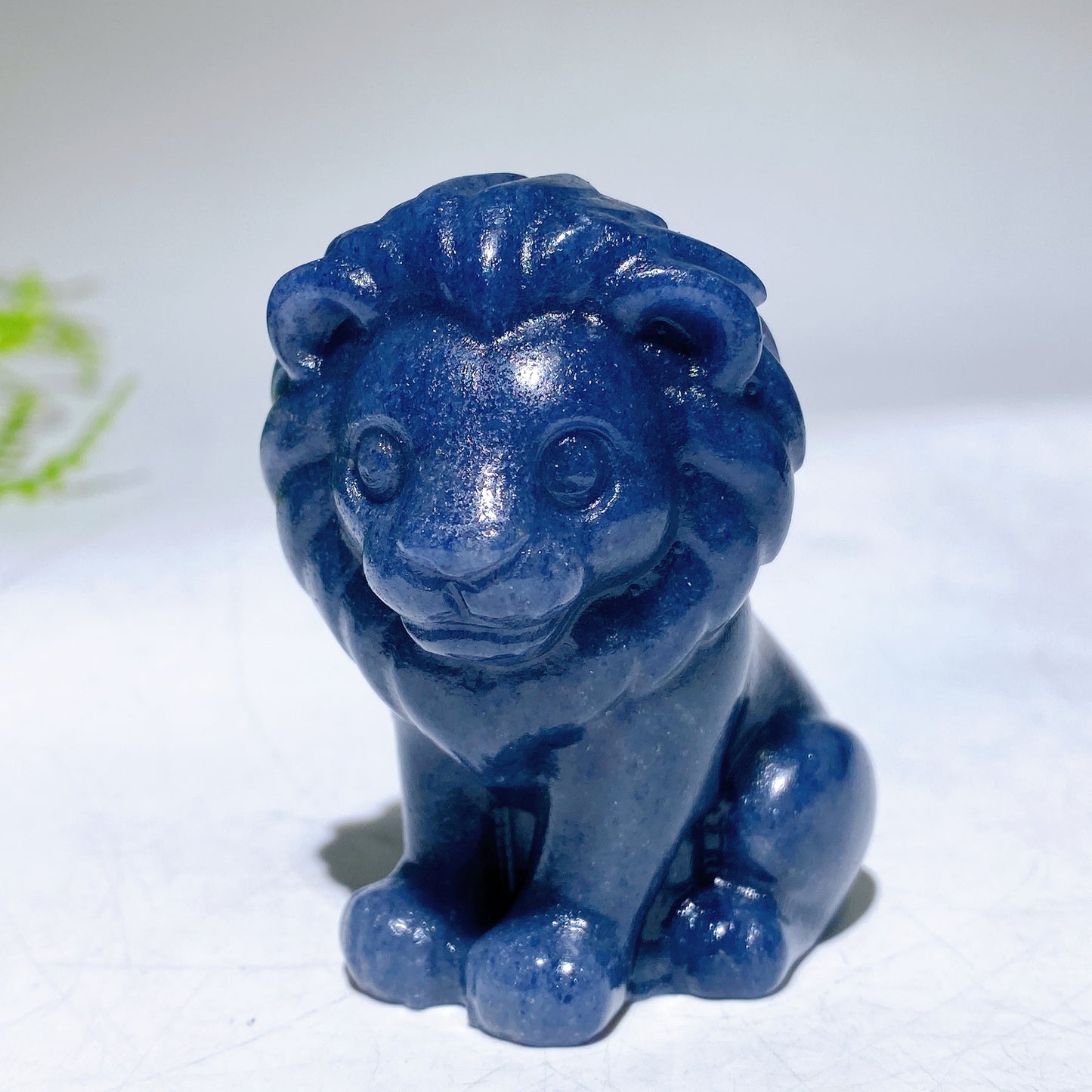 2.3" Crystal Lion Carving Wholesale