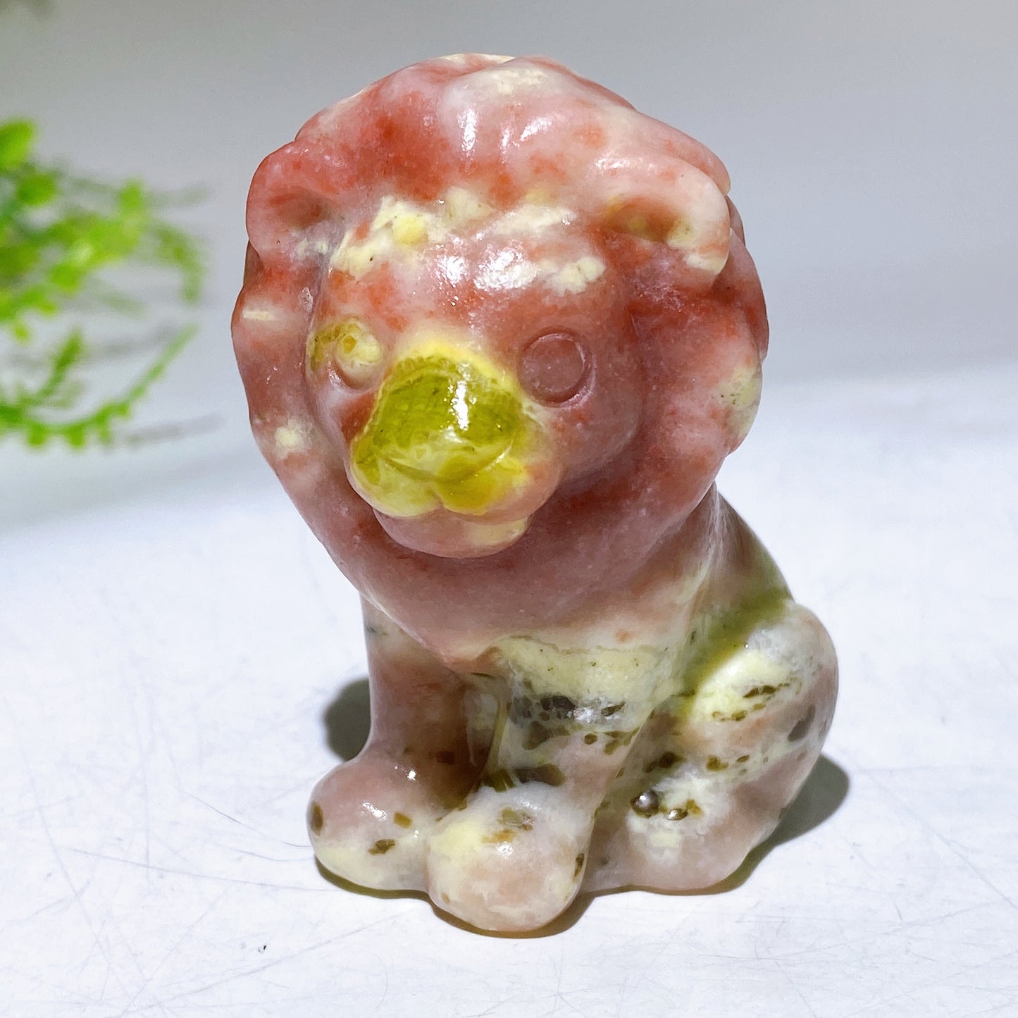 2.3" Crystal Lion Carving Wholesale