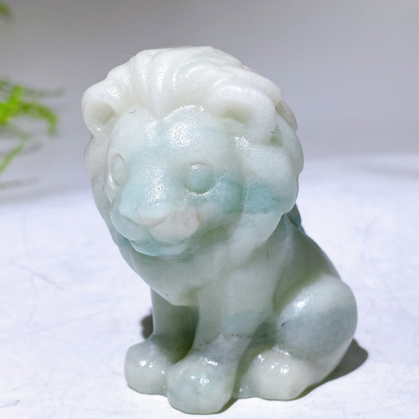 2.3" Crystal Lion Carving Wholesale