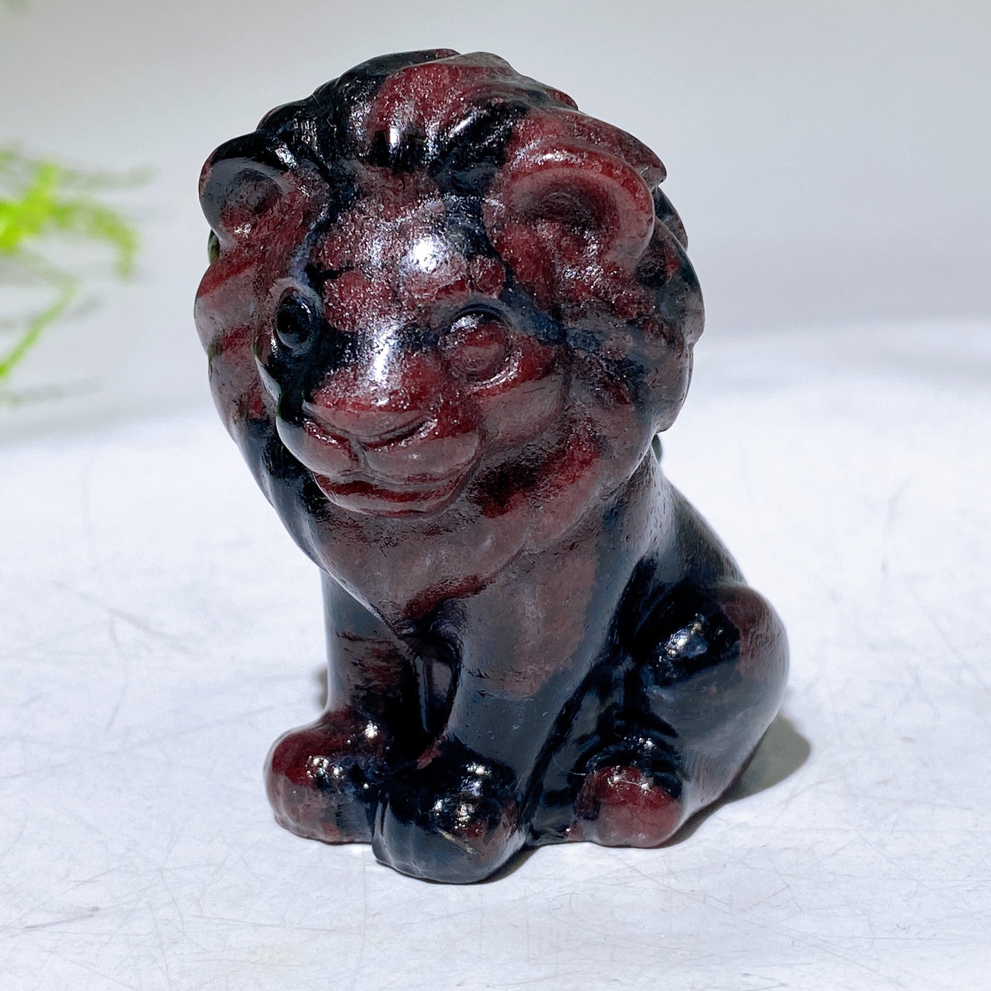 2.3" Crystal Lion Carving Wholesale
