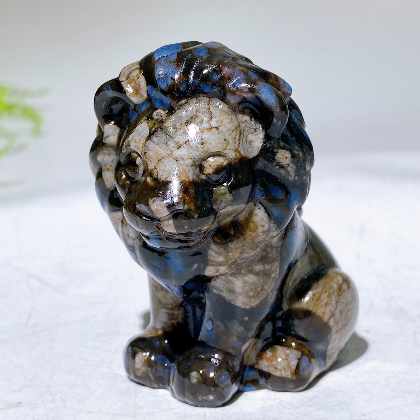 2.3" Crystal Lion Carving Wholesale