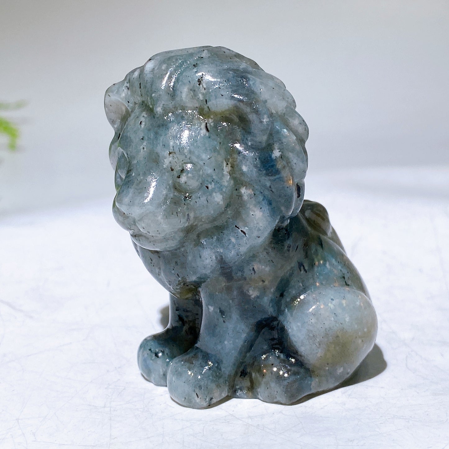 2.3" Crystal Lion Carving Wholesale