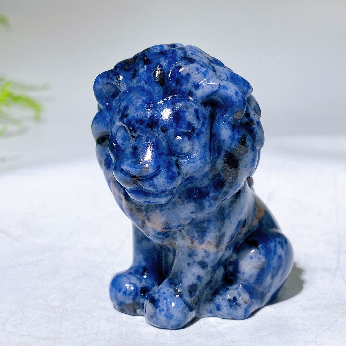 2.3" Crystal Lion Carving Wholesale