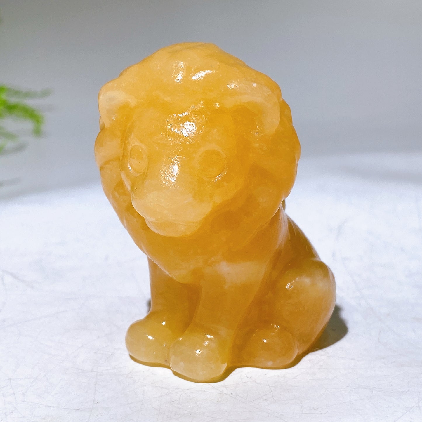 2.3" Crystal Lion Carving Wholesale
