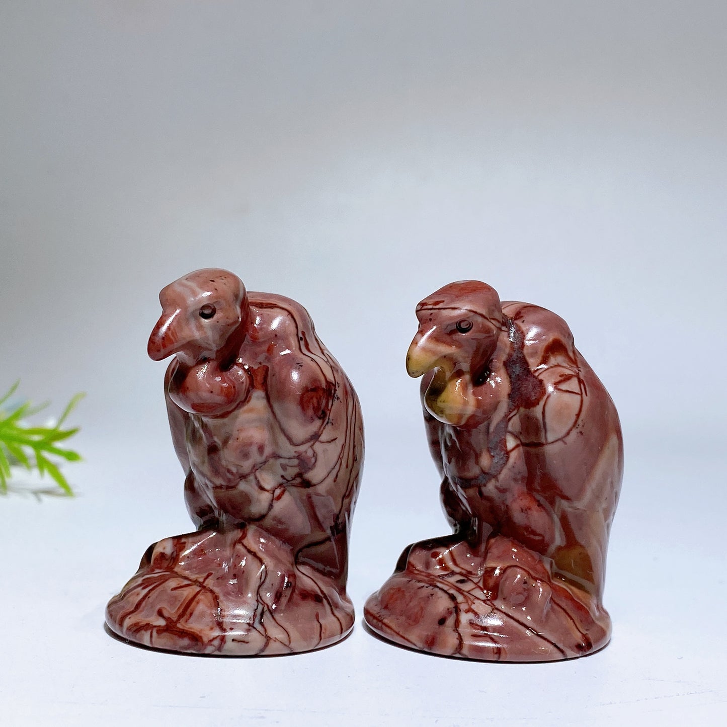 2.0" Picture Jasper Vulture Carving Crystal Healing Bulk Wholesale