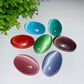 2.0" Mixed Cat's Eye Stone Palm Stone Bulk Wholesale