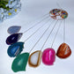 45-60cm Chakra Crystal Chips Life Tree with Colorful Agate Slabs Dreamcatcher Chime Bulk Wholesale