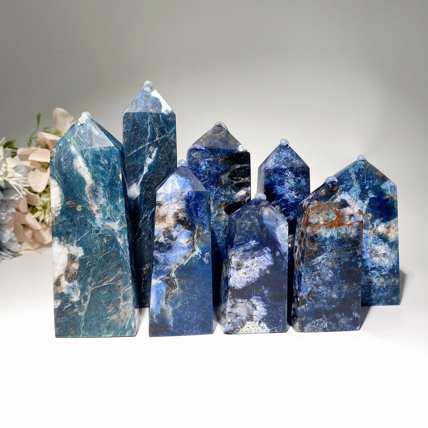 2.9"-5.2" Dumortierite Tower Bulk Wholesale