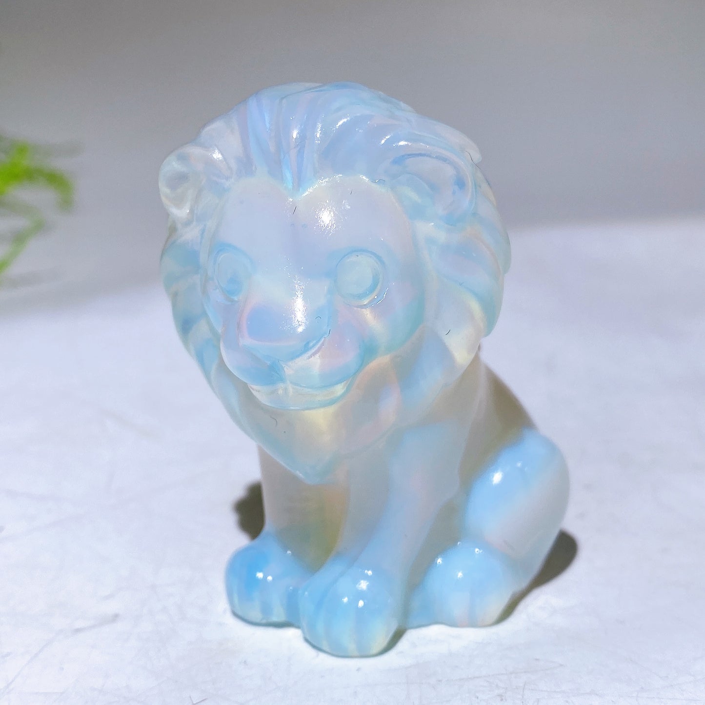2.3" Crystal Lion Carving Wholesale