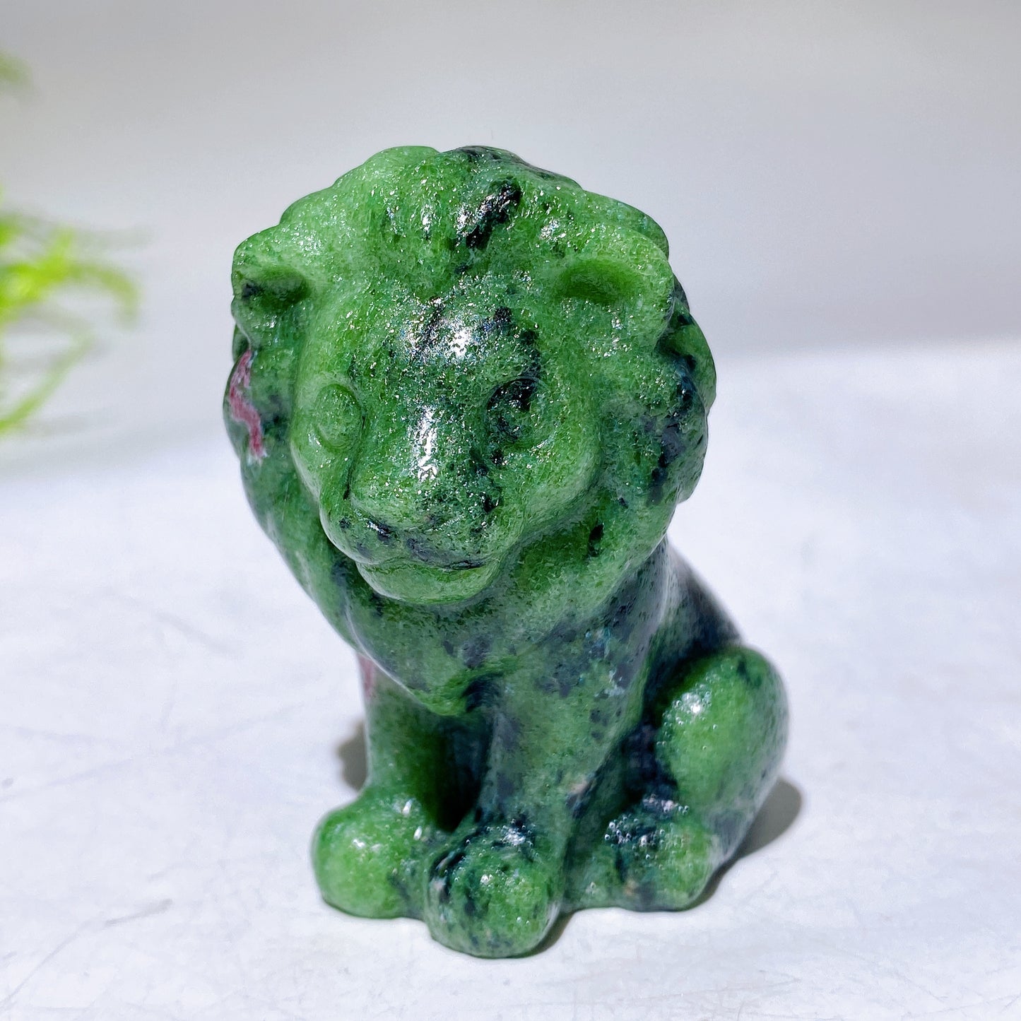 2.3" Crystal Lion Carving Wholesale