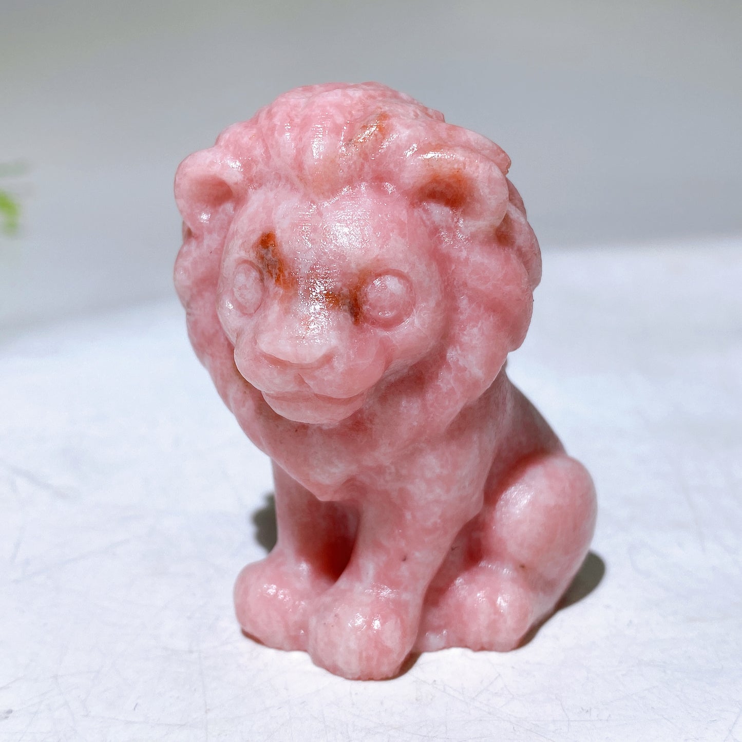 2.3" Crystal Lion Carving Wholesale