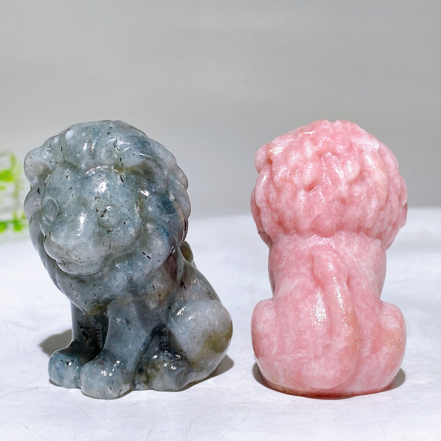 2.3" Crystal Lion Carving Wholesale