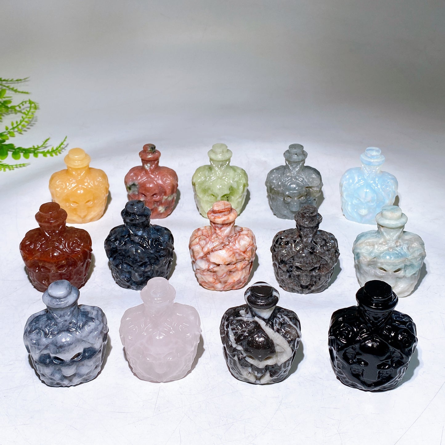 2.4" Crystal Poison Bottle Carving Wholesale