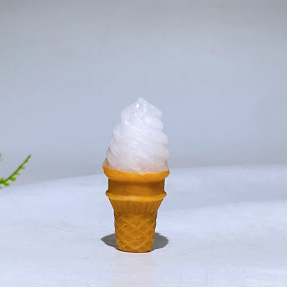 Yellow Jade Icea Cream Carving Wholesale