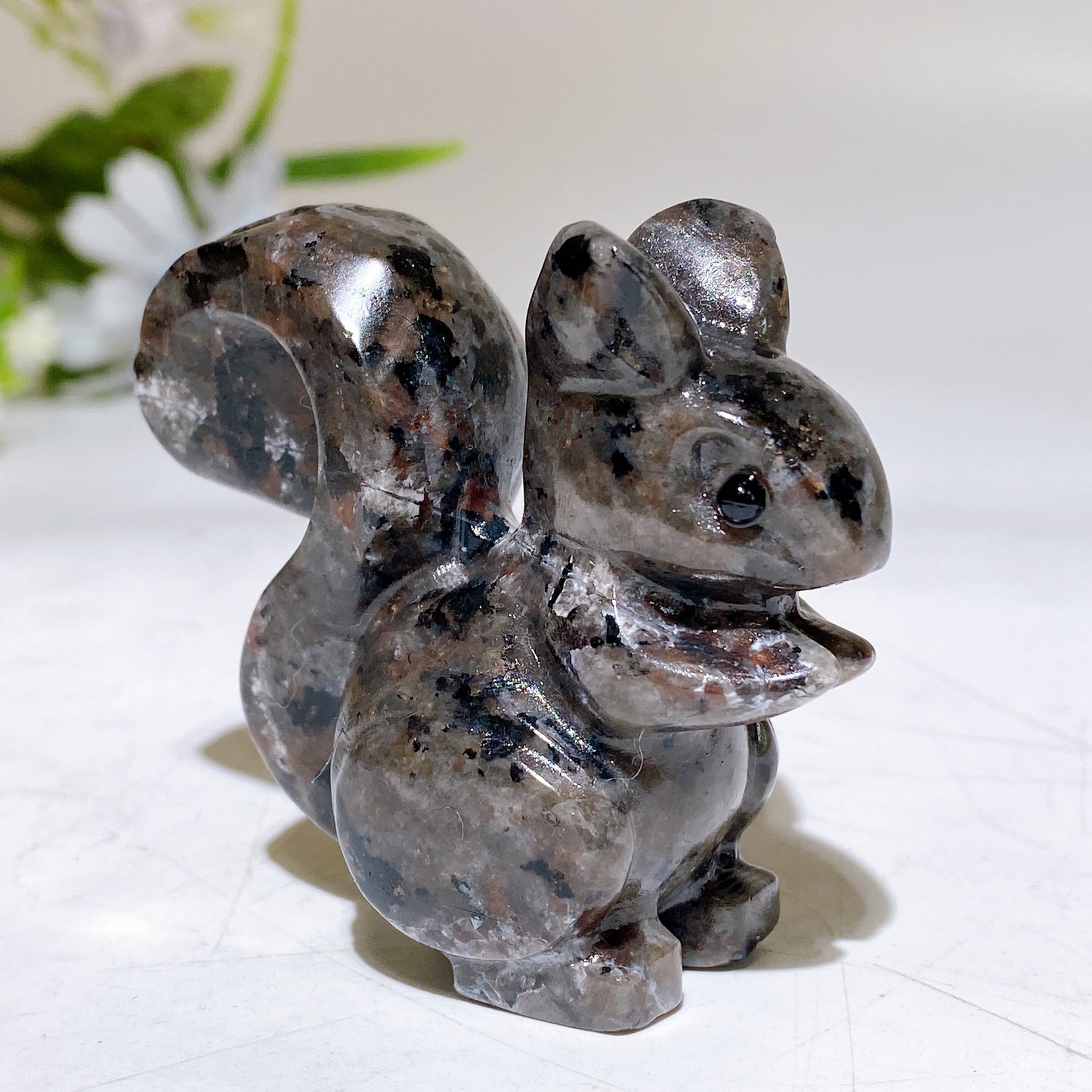 2.4" Crystal Squirrel Carving Crystal Healing Bulk Wholesale