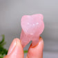 1.3" Natural Rose Quartz Tooth Carving Wholesale