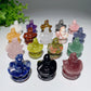 1.5" Mixed Crystal Pumpkin Ghost Carvings Crystal Healing Bulk Wholesale