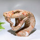 19cm Large Crystal Snake Head Carving Wholesale