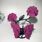 Mixed Crystal Flower Butterfly with Stand Free Form Bulk Wholesale