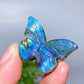 1.3" Labradorite Butterfly Carving Wholesale