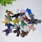 1.3" Mixed Crystal Rooster Carvings Bulk Wholesale