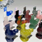 1.3" Mixed Crystal Rooster Carvings Bulk Wholesale