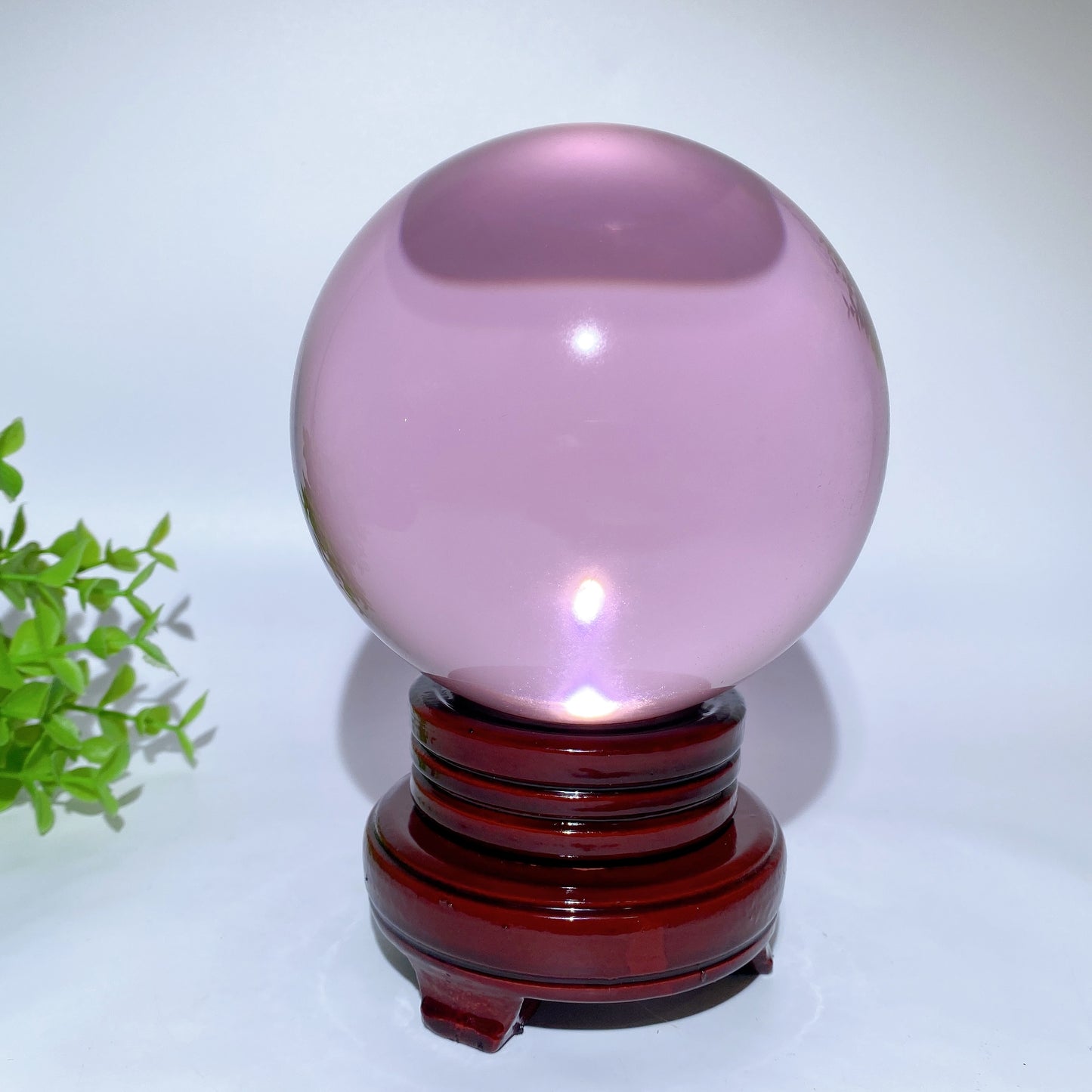 12cm Purple Blue Pink Glass Sphere with Stand Bulk Wholesale