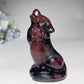 3.2" Mixed Crystal Wolf Carvings Bulk Wholesale