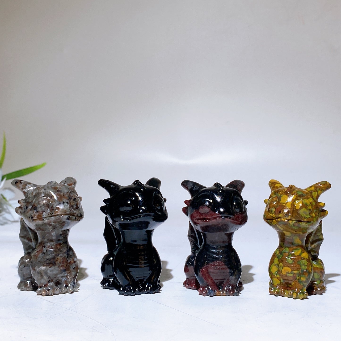 2.4" Crystal Dragon Carving Crystal Healing Bulk Wholesale