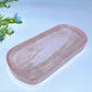 3.3"-5.4" Rose Quartz Shape Bowl Carvings Crystal Healing Bulk Wholesale