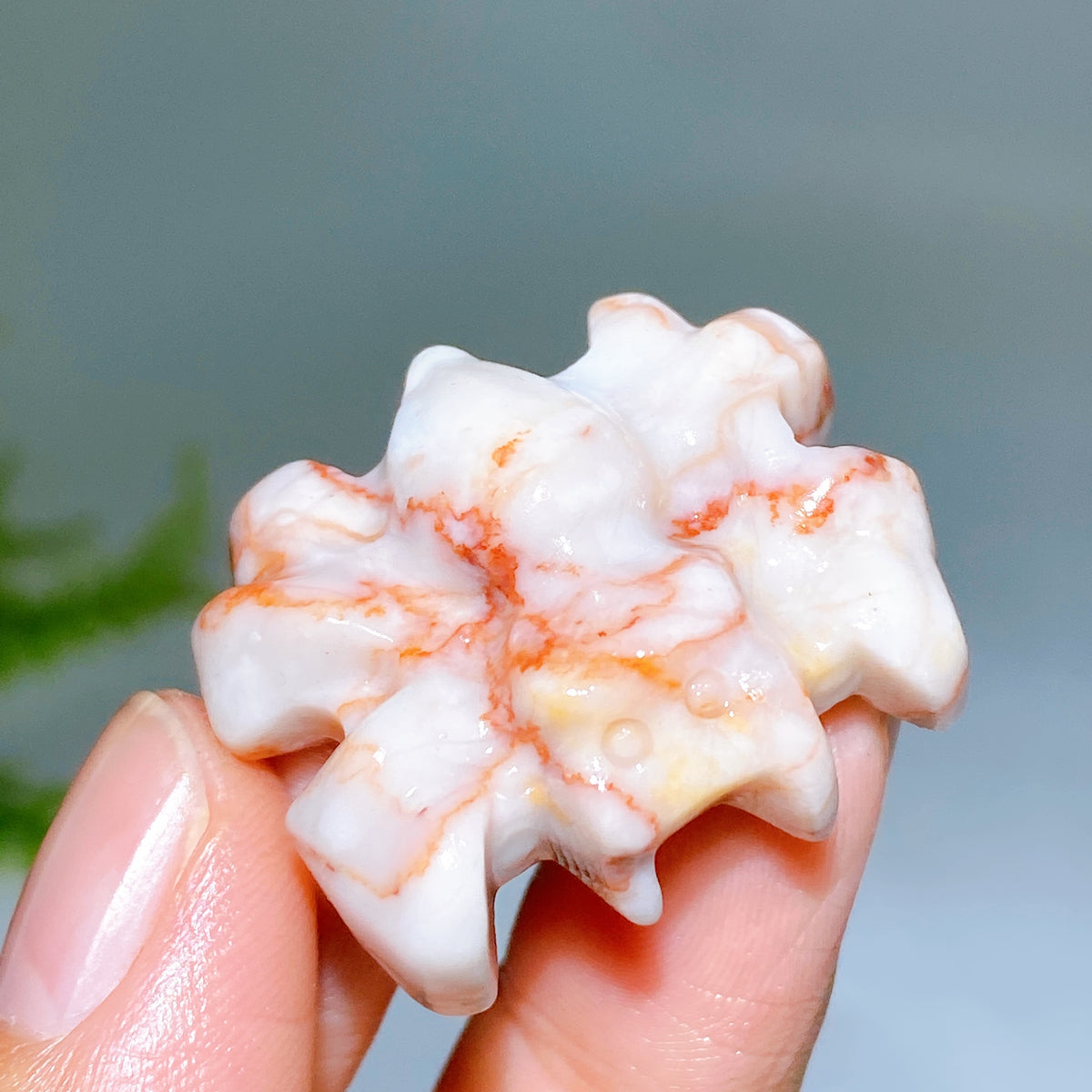 1.3" Natural Crystal Spider Carving Wholesale