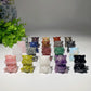 1.6" Mixed Crystal Bear Carvings Bulk Wholesale