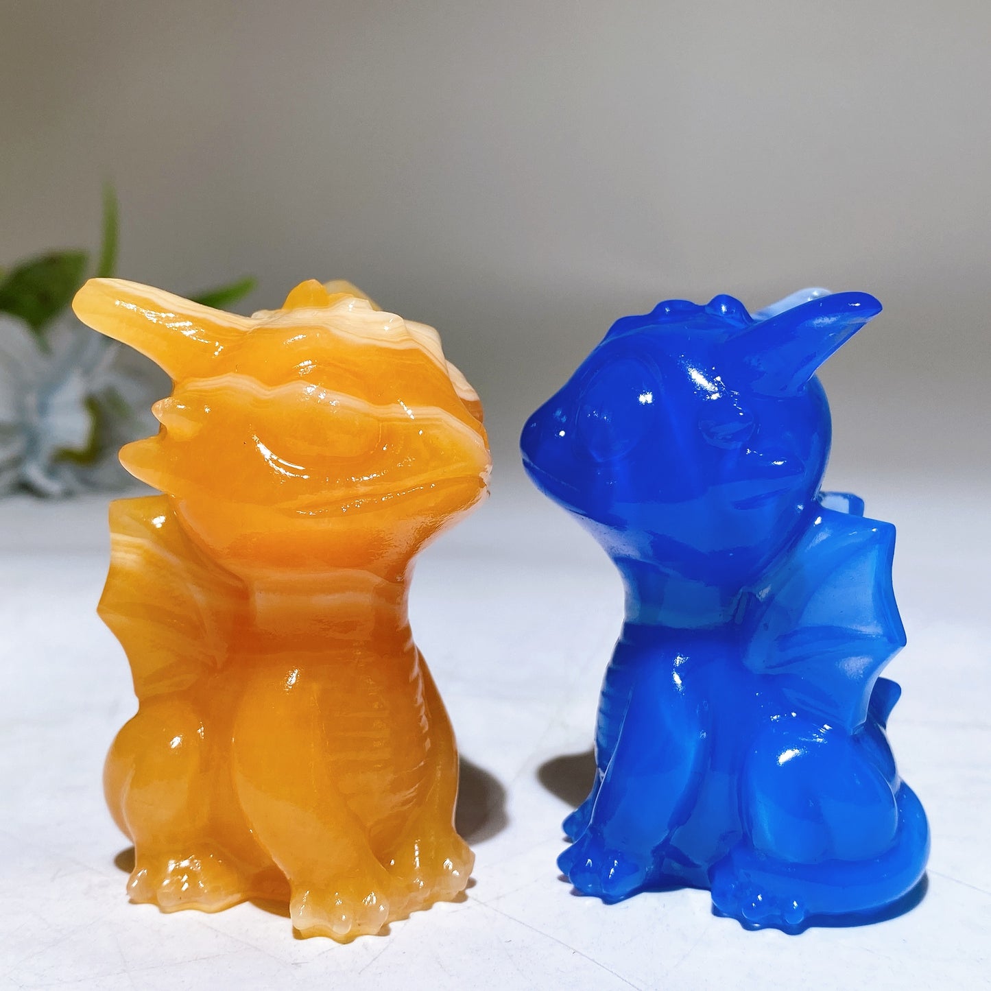 2.4" Crystal Dragon Carving Crystal Healing Bulk Wholesale