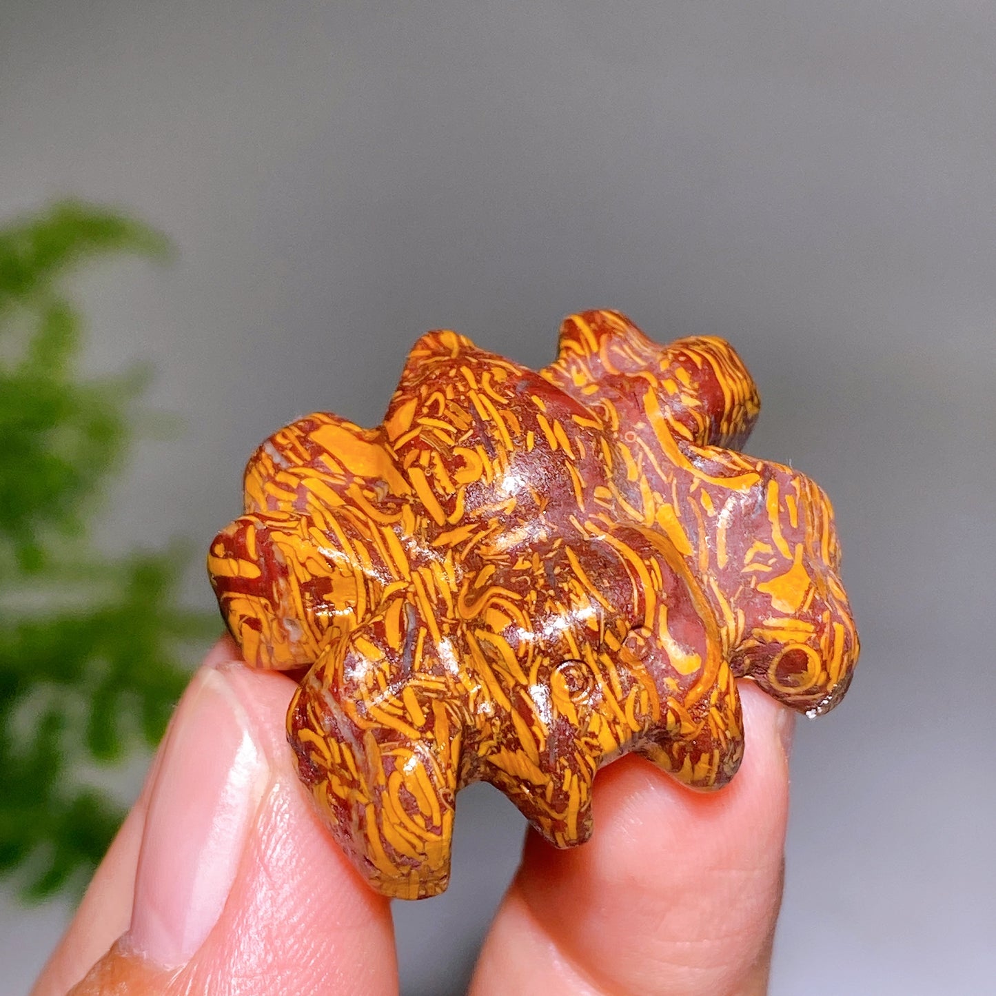1.3" Natural Crystal Spider Carving Wholesale