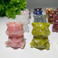 1.6" Mixed Crystal Bear Carvings Bulk Wholesale