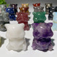 1.6" Mixed Crystal Bear Carvings Bulk Wholesale