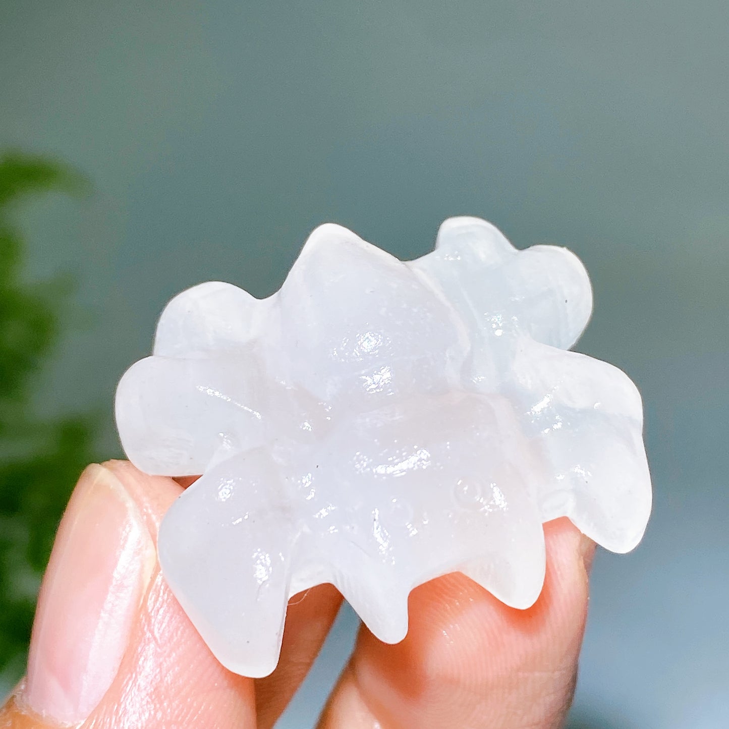 1.3" Natural Crystal Spider Carving Wholesale