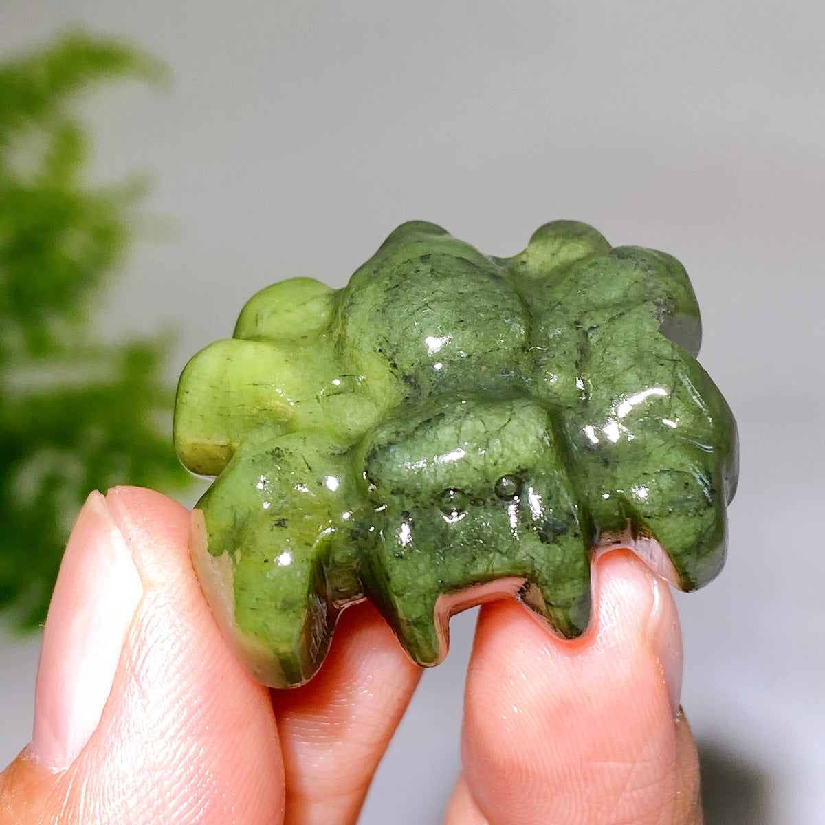 1.3" Natural Crystal Spider Carving Wholesale