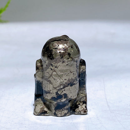 1.4" Natural Crystal R2D2 Carving Wholesale