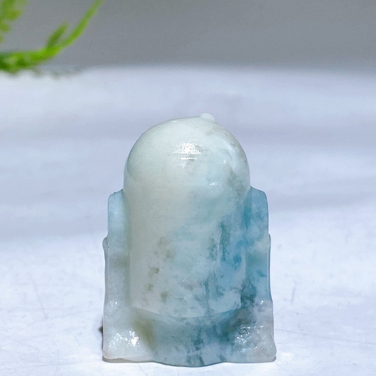 1.4" Natural Crystal R2D2 Carving Wholesale