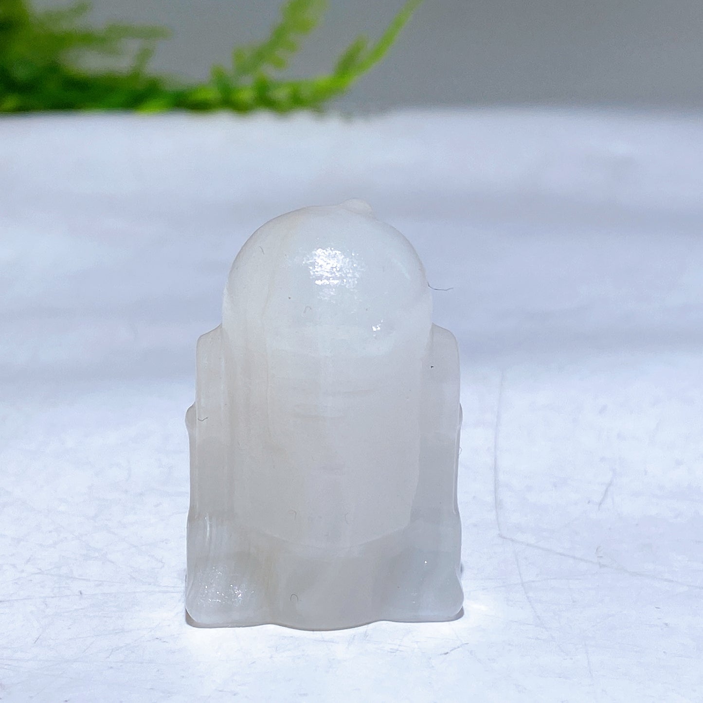 1.4" Natural Crystal R2D2 Carving Wholesale