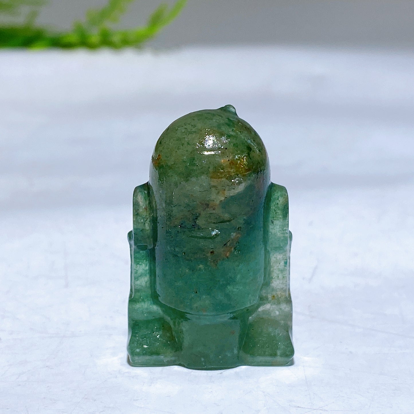 1.4" Natural Crystal R2D2 Carving Wholesale