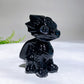 3.2" Natural Crystal Dragon Carving Wholesale