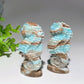 2.8" Hemimorphite Hippocampus Carvings Crystal Healing Bulk Wholesale